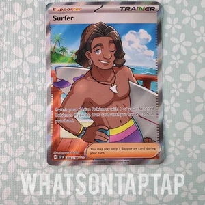Carta Pokemon Surfer 235/191 Segreta Rara Scarlatta Viola Scintille Sorgenti LP - Foto 1 di 2