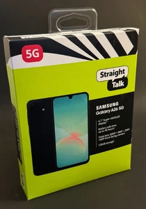 Samsung Galaxy A26, 5G, 128GB, Black - Safelink ST Prepaid Smartphone - New - Picture 1 of 2