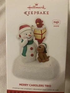 Hallmark Andenken Weihnachtsschmuck 2013 MERRY CAROLERS TRIO. NICHT getestet!  - Bild 1 von 5