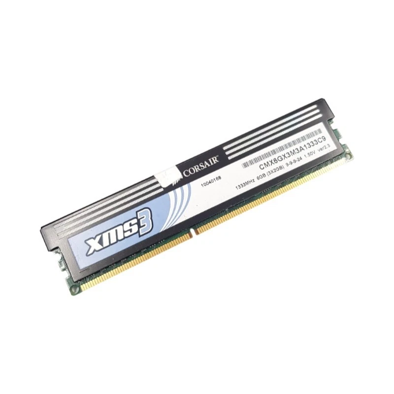 Barrette Mémoire 2Go RAM DDR3 Corsair XMS3 CMX6GX3M3A1333C9 DIMM - Photo 1/1
