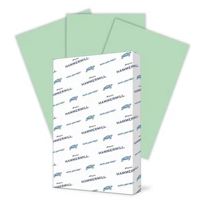 Hammermill Colors Multipurpose Paper 20 lbs 11" x 17" Green 500/Ream (102186) - Picture 1 of 6