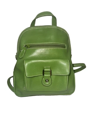 Mini mochila cartera Nine West de cuero sintético verde lima/kelly Foto 1 de 4