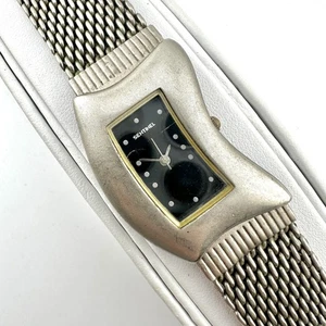 Vintage Sentinel America Watch 27mm Black Dial Mesh Cuff 1995 - New Battery - Picture 1 of 15