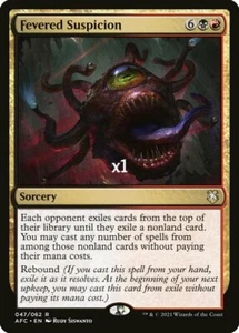 MTG Commander: Adventures in the Forgotten Realms AFC Fevered Suspicion MINT - Picture 1 of 1