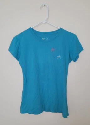 Camiseta Guy Harvey Aqua Blue Fish Gráfico Niñas Talla L Foto 1 de 4