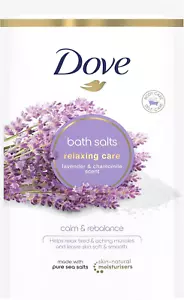 Dove Relaxing Care Lavender & Chamomile Bath Salts with Skin-Natural 900 G - Picture 1 of 12