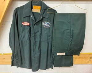 Vintage VIP Plant Factory OCEAN SPRAY Uniform Work Wear Shirt & Pants - Picture 1 of 6