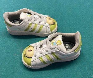 Adidas The Simpsons Toddler Shoes Size 4K Color White. Rare! In Great Condition! - Picture 1 of 7