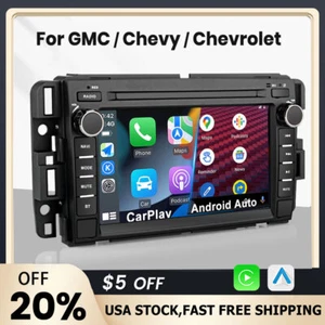 For GMC Yukon Chevy Tahoe Suburban Android 14 Carplay Car Stereo Radio GPS WIFI - Picture 1 of 11