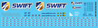 HO Scale - Semi-Trailer Swift Shield Scheme