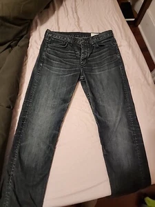 Rag And Bone Fit 2 Slim Dark Wash Jeans 32x32 Mens - Picture 1 of 7