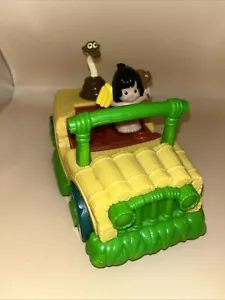 Fisher Price Little People Disney Jungle Book Musical Car Mowgli Figure V RARE - Picture 1 of 14