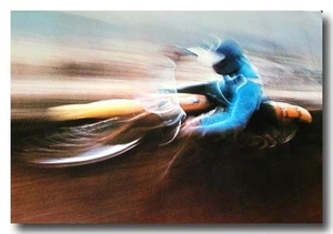 VINTAGE CZ MOTOCROSS MX MOTO-X MOTORRAD RACING ORIGINAL 33 X 22" POSTER NOS - Bild 1 von 2
