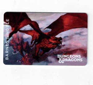 Barnes & Noble Gift Card - Dungeons & Dragons -Collectible - No Value -I Combine - Picture 1 of 2