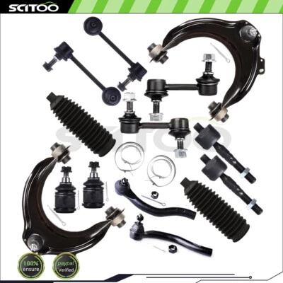 Kit de extremo de varilla de amarre de rótula inferior delantera de 14 piezas apto para Toyota Tacoma 1995-2004 Foto 1 de 4