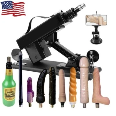 Máquina Sexual Automática Juguete Mujeres Auto Masturbación Follando-Amor Máquina con Consolador Foto 1 de 4