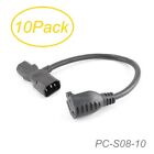 10-Pack 12&quot; PC Monitor Extension w/ AC Power Liberator Cables C13/C14 to 5-15R