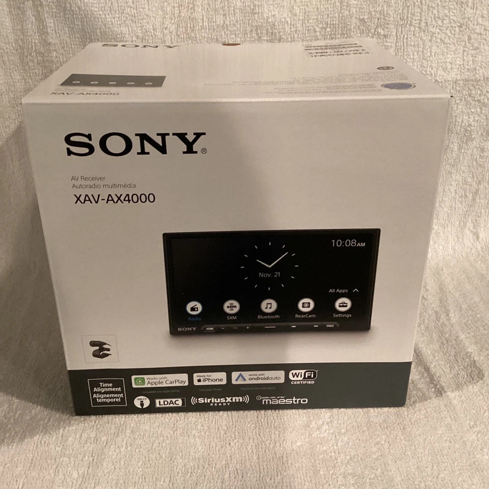 Sony XAV-AX4000 7'' Touchscreen Digital Multimedia Car Receiver