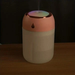 Portable Mini Humidifier, 220ml,Pink Small Cool Mist Humidifier, USB Personal De - Picture 1 of 4