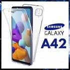 CASE For SAMSUNG GALAXY A42 5G TRANSPARENT TPU CLEAR SILICONE 360 PHONE COVER