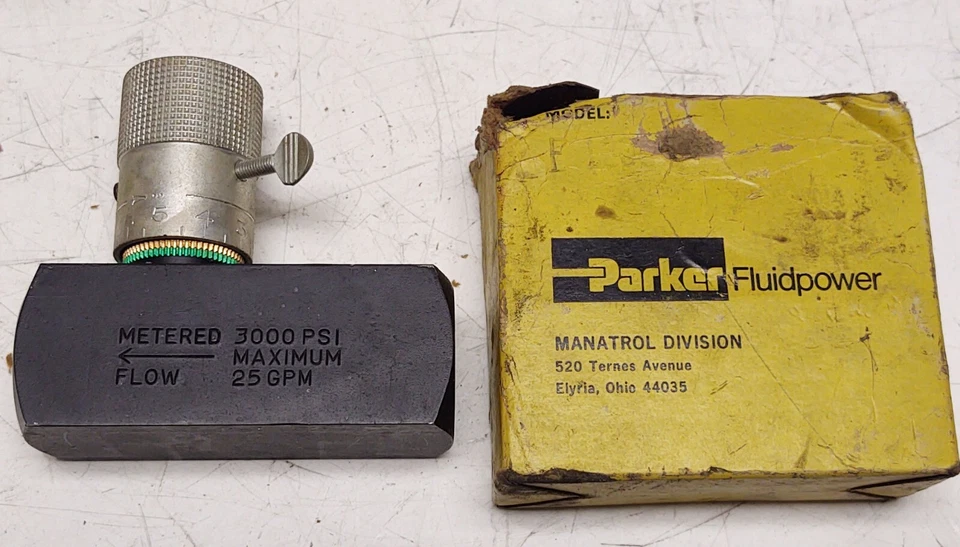 Parker Colorflow Flow Control Valve - NPT Ports