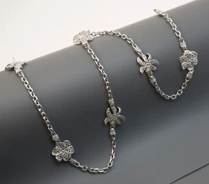 Collar de seis estaciones John Hardy de plata esterlina de 18" colección Ayu Jasmine 27,2 g - Imagen 1 de 7