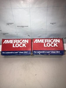 Lot Of Two American Lock # 5560 Padlock K.A. (# 42268) - Picture 1 of 3