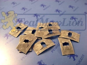 Jeu de 10 attaches rapides 5 mm Peugeot D3 D4 203 403 504 Expert - Picture 1 of 7