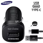 Original Samsung Cargador coche carga rápida Cable USB tipo C Galaxy S10 S8 S9+
