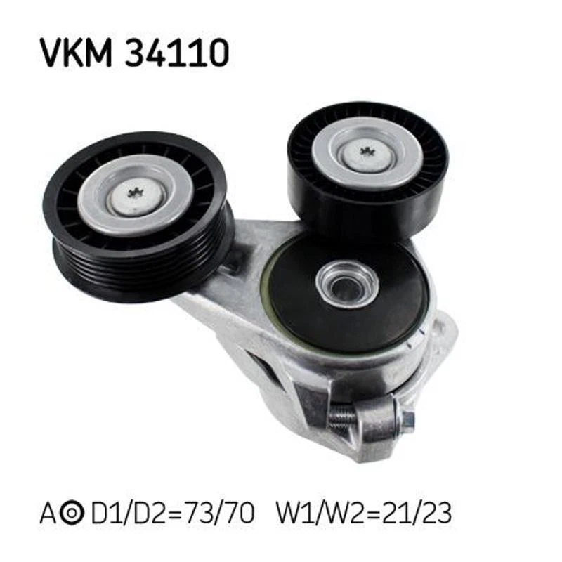 SKF VKM 34110 Tensor De Correa Poly-V Izquierdo Para Ford Focus C-Max Focus II - Imagen 1 de 1