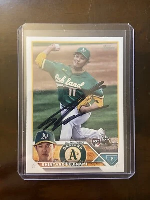 2023 Topps Complete Set - #561 Shintaro Fujinami Signed Rookie Card   - Image 1 of 2