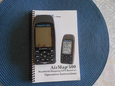 Lowrance Avionics AirMap 500 WAAS with Operations manual, protective bag. Foto 1 de 3