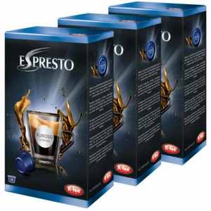K-Fee Espresto Espresso Furioso, Kaffee, Arabica, Intensität 8, 3 x 16 KAPSELN
