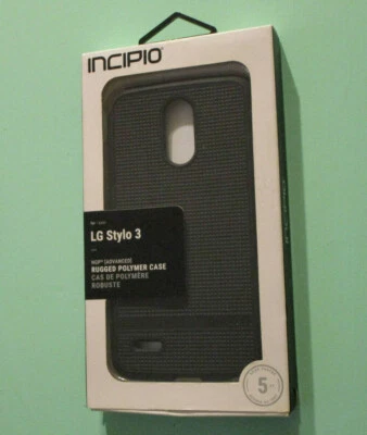 New Incipio LGE-354-BLK NGP Case For LG Stylo 3, Black - Image 1 of 2