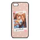 Personalised Photo Love Hearts Leather Nude Saffiano iPhone Case for iPhone 15 1