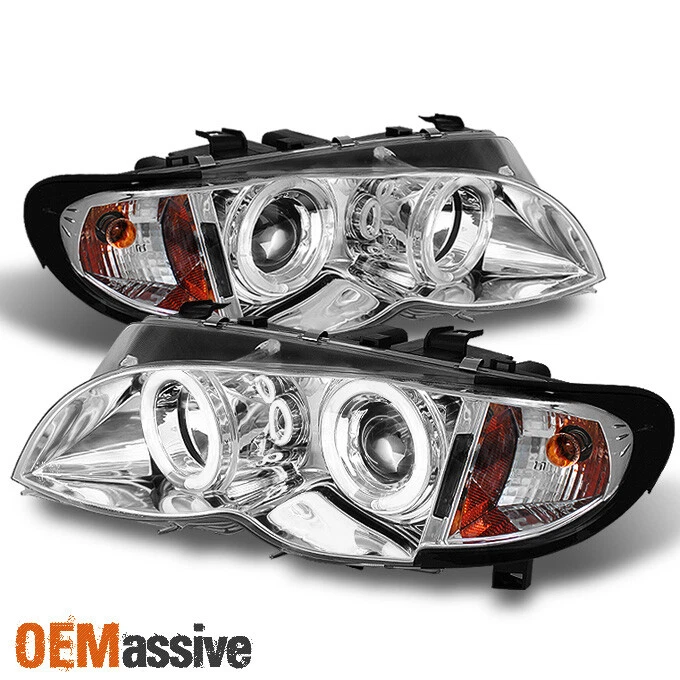 Se adapta a faros proyectores halo sedán serie 3 BMW E46 2002-2005 + Construido en esquina Foto 1 de 3