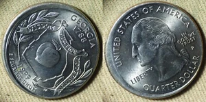 Errors : 1999P Georgia Quarter Broadstruck IREC3174 - Picture 1 of 1