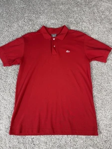 Lacoste Polo Herren 4 Medium Rot Kurzarm Hemd Golf Freizeit - Bild 1 von 15