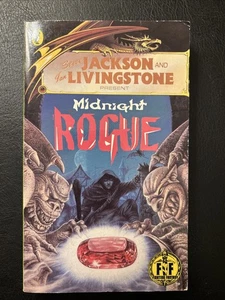 Midnight Rogue Fighting Fantasy #29 1987 1/5 Bronze Dragon Num Spine VG+ - Imagen 1 de 9