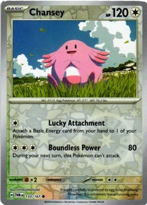 Chansey Common SV06: Twilight Masquerade 133/167 NM - Picture 1 of 2