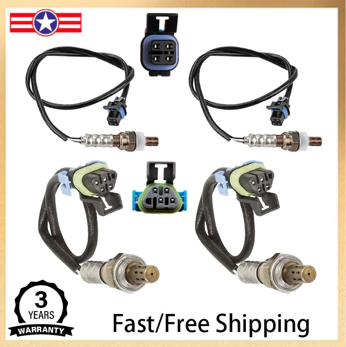 Sensor de oxígeno ascendente+abajo 4 piezas para Chevrolet Colorado 2009-2012 Hummer H3 2008-2010 Foto 1 de 4