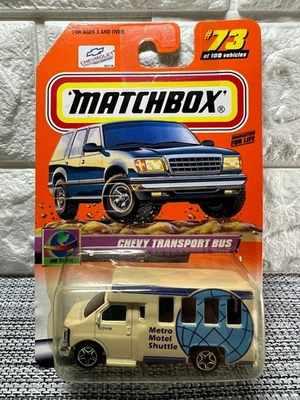 Matchbox Chevy Transport Bus #73 of 100 Vehicles On Tour White - Image 1 of 4