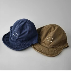 Japanese Workwear Retro Pattern Baseball Caps Men Women Fashion Casual - Picture 1 of 17