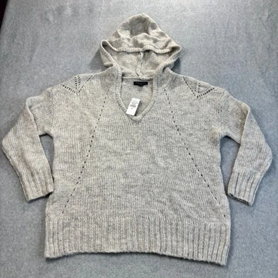 American Eagle Outfitters Hoodie Sweater Gray Knit Jegging Fit Women's Small - Image 1 of 4