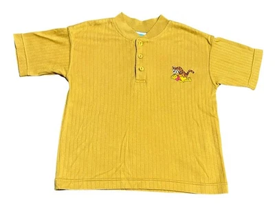 Camisa De Colección Disney Winnie The Pooh & Tigger Amarilla Manga Corta Niño Niños Talla 5 Foto 1 de 4