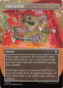 Path to Exile (Borderless) U Commander Masters 626 casi nuevo MTG - Imagen 1 de 1