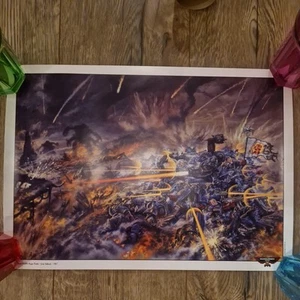 Warhammer 40k 25th Anniversary Edition Print Rogue Trader Crimson Fists RARE OOP - Picture 1 of 2