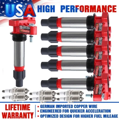 6-Ignition Coils+Spark Plugs for 10-2015 Chevrolet Traverse Camaro 3.6L UF569 - Image 1 of 4