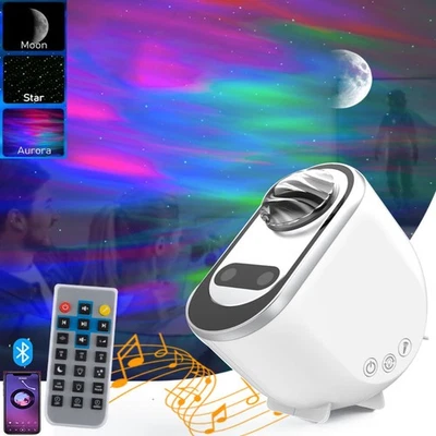 LED Sternenhimmel Lampe Projektor Bluetooth Galaxy Musikspieler LED Nachtlicht - Bild 1 von 4