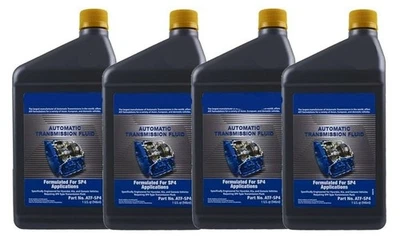 4Quart AISIN ATF-SP4 Automatic Transmission Oil Fluid For HYUNDAI KIA MITSUBISHI - Image 1 of 4